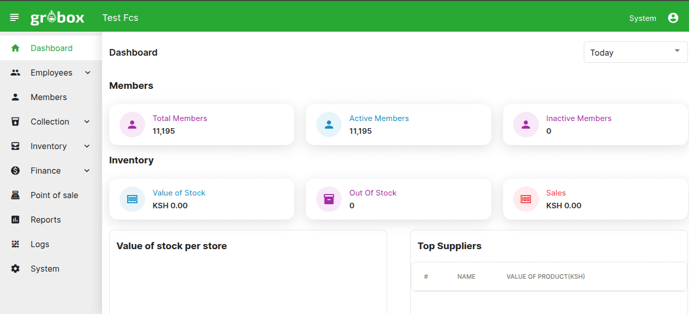 Grobox Web Dashboard