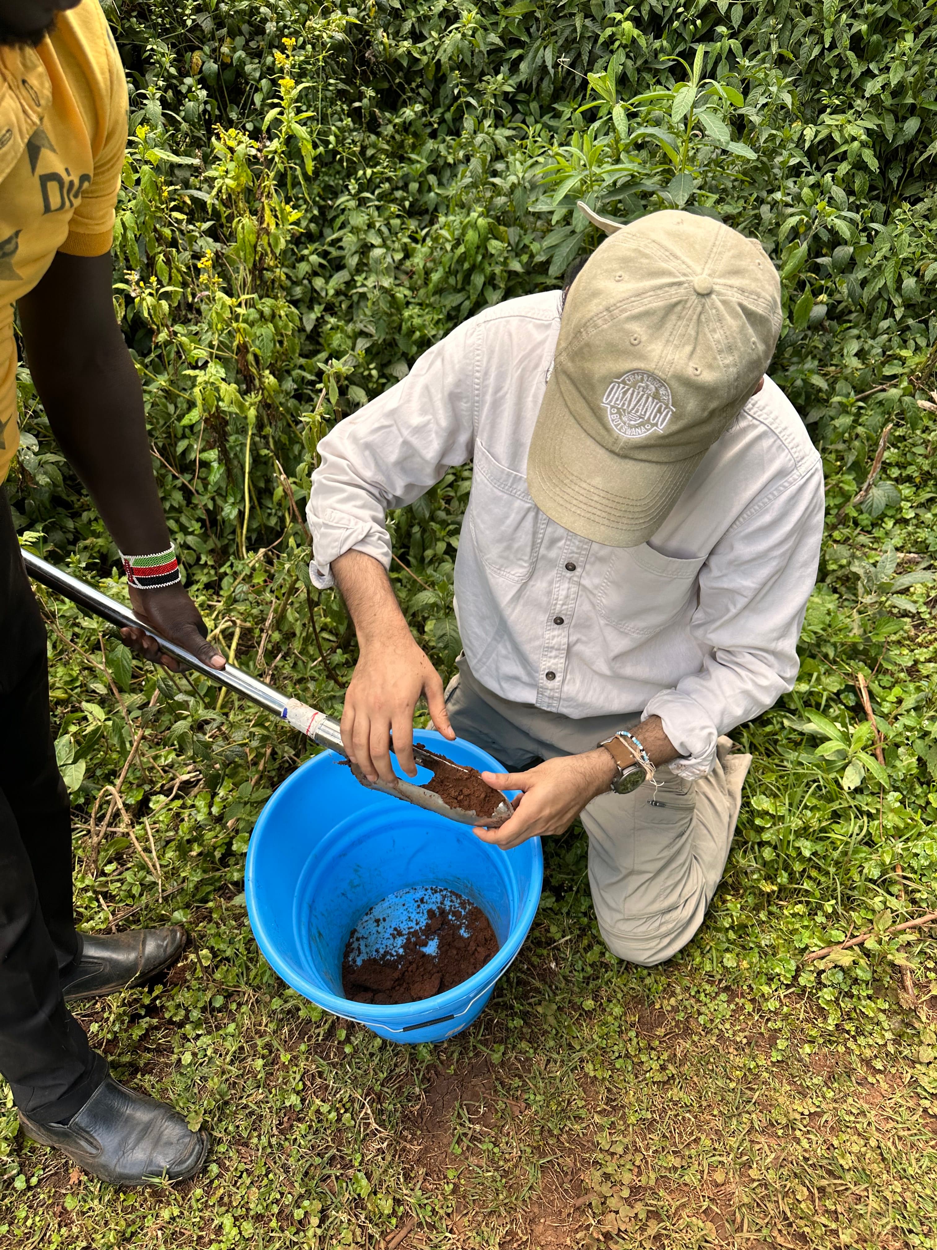 Soil sample collection