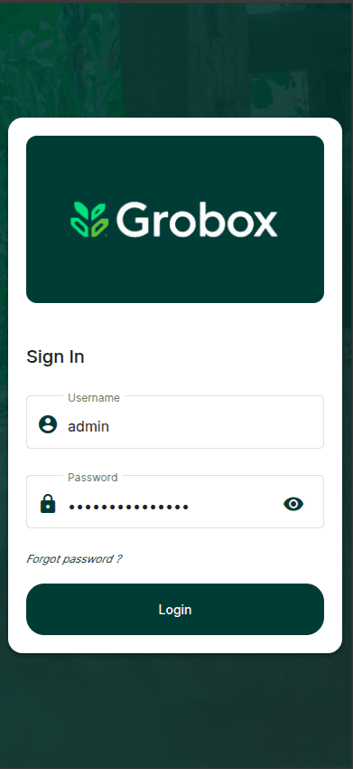 Grobox Mobile App